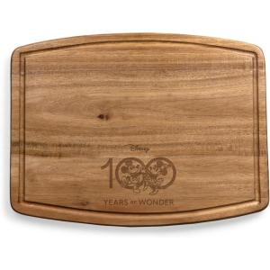 PICNIC TIME Disney Mickey Mouse Pumpkin Face Ovale Acacia Cutting Board, Serving Board, Charcuterie Board, (Acacia Wood)(Disney 100 – Acacia Wood)