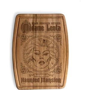 PICNIC TIME Disney Mickey Mouse Pumpkin Face Ovale Acacia Cutting Board, Serving Board, Charcuterie Board, (Acacia Wood)(Disney Haunted Mansion Madame Leota – Acacia Wood)
