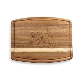 PICNIC TIME Disney Mickey Mouse Pumpkin Face Ovale Acacia Cutting Board, Serving Board, Charcuterie Board, (Acacia Wood)(Disney Pixar Ratatouille – Acacia Wood)