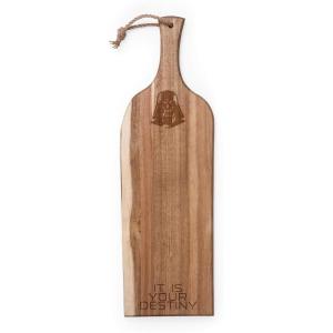 PICNIC TIME Disney Mickey Mouse & Minnie Mouse Artisan 24″ Acacia Charcuterie Board with Raw Wood Edge, Cheese Board, Serving Platter, (Acacia Wood)(Star Wars Darth Vader – Acacia Wood)