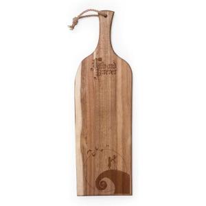 PICNIC TIME Disney Mickey Mouse & Minnie Mouse Artisan 24″ Acacia Charcuterie Board with Raw Wood Edge, Cheese Board, Serving Platter, (Acacia Wood)(Nightmare Before Christmas Jack & Sally – Acacia Wood)
