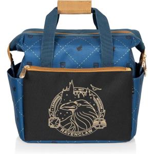 PICNIC TIME Harry Potter Gryffindor On The Go Lunch Cooler, Soft Cooler Lunch Box, Insulated Lunch Bag, (Black with Red Accents)(Harry Potter Ravenclaw – Black with Blue Accents)