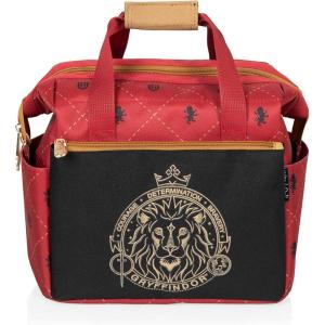 PICNIC TIME Harry Potter Slytherin On The Go Lunch Cooler, Soft Cooler Lunch Box, Insulated Lunch Bag, (Black with Green Accents)(Harry Potter Gryffindor – Black with Red Accents)