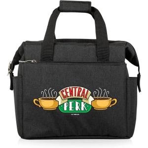 PICNIC TIME Harry Potter Slytherin On The Go Lunch Cooler, Soft Cooler Lunch Box, Insulated Lunch Bag, (Black with Green Accents)(Warner Bro Friends Central Perk – Black)
