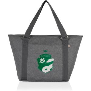 PICNIC TIME Harry Potter Slytherin Topanga Tote Cooler Bag, Soft Cooler Bag, Picnic Cooler(Harry Potter Slytherin – Heathered Gray)