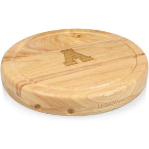 PICNIC TIME NCAA Circo Cheese Board and Knife Set – Charcuterie Board Set – Wood Cutting Board(Appalachian State Mountaineers)