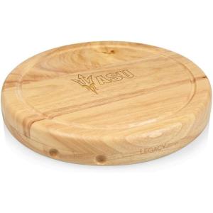 PICNIC TIME NCAA Circo Cheese Board and Knife Set – Charcuterie Board Set – Wood Cutting Board(Arizona State Sun Devils)