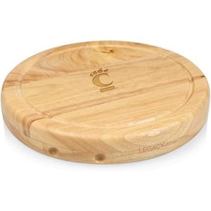 PICNIC TIME NCAA Circo Cheese Board and Knife Set – Charcuterie Board Set – Wood Cutting Board(Cincinnati Bearcats)