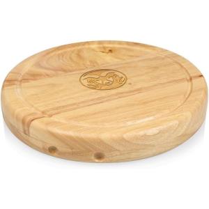 PICNIC TIME NCAA Circo Cheese Board and Knife Set – Charcuterie Board Set – Wood Cutting Board(Colorado State Rams)