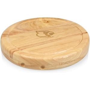 PICNIC TIME NCAA Circo Cheese Board and Knife Set – Charcuterie Board Set – Wood Cutting Board(Louisville Cardinals)