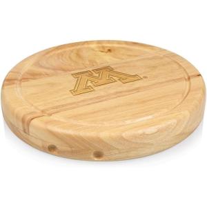 PICNIC TIME NCAA Circo Cheese Board and Knife Set – Charcuterie Board Set – Wood Cutting Board(Minnesota Golden Gophers)