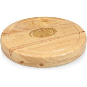 PICNIC TIME NCAA Circo Cheese Board and Knife Set – Charcuterie Board Set – Wood Cutting Board(Penn State Nittany Lions)