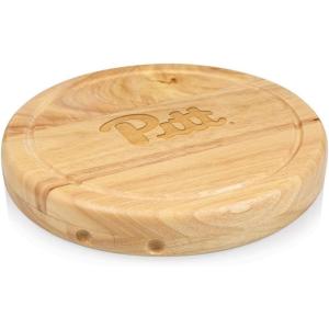 PICNIC TIME NCAA Circo Cheese Board and Knife Set – Charcuterie Board Set – Wood Cutting Board(Pittsburgh Panthers)