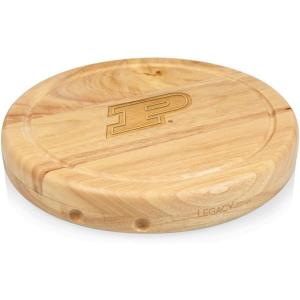 PICNIC TIME NCAA Circo Cheese Board and Knife Set – Charcuterie Board Set – Wood Cutting Board(Purdue Boilermakers)