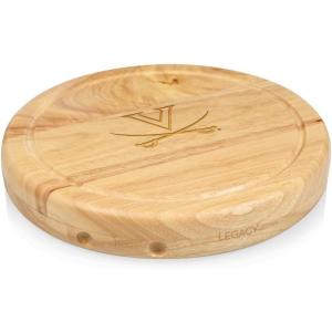 PICNIC TIME NCAA Circo Cheese Board and Knife Set – Charcuterie Board Set – Wood Cutting Board(Virginia Caveliers)