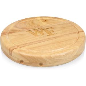 PICNIC TIME NCAA Circo Cheese Board and Knife Set – Charcuterie Board Set – Wood Cutting Board(Wake Forest Demon Deacons)