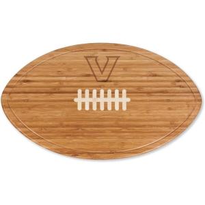 PICNIC TIME NCAA Football Cheese Board – Novelty Charcuterie Board – Serving Platter, Cheese Boards Charcuterie Boards, Wood Cutting Board, (Bamboo)(Vanderbilt Commodores)