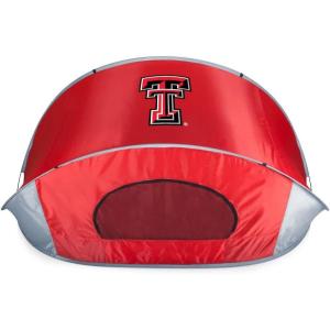 PICNIC TIME NCAA Georgia Tech Yellow Jackets Manta Portable Beach Tent, Pop Up Tent, Beach Sun Shelter Pop Up, (Gray with Black Accents)(Red with Gray Accents)