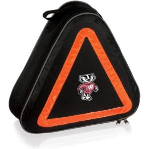 PICNIC TIME NCAA Roadside Emergency Car Kit – Auto Vehicle Safety Road Side Assistance with Jumper Cables and Car Tool Kit(Wisconsin Badgers)