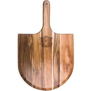 PICNIC TIME NCAA Wood Pizza Peel – Serving Pizza Paddle – Bread Peel(Auburn Tigers)
