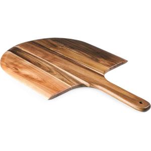 PICNIC TIME NCAA Wood Pizza Peel – Serving Pizza Paddle – Bread Peel(Rhode Island Rams)