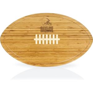 PICNIC TIME NFL Kickoff Football Cheese Board(Cleveland Browns)