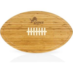 PICNIC TIME NFL Kickoff Football Cheese Board(Detroit Lions)