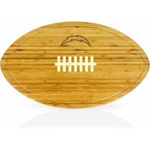PICNIC TIME NFL Kickoff Football Cheese Board(Los Angeles Chargers)