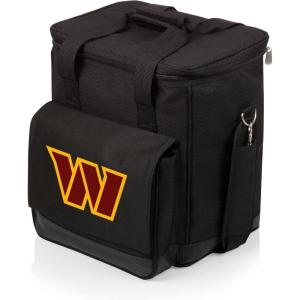 PICNIC TIME NFL Unisex-Adult NFL Cellar 6-Bottle Wine Carrier & Cooler Tote with Trolley(Washington Commanders)