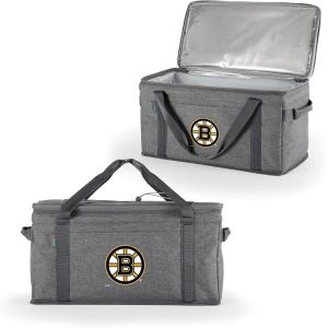 PICNIC TIME NHL Anaheim Ducks 64 Can Collapsible Cooler, Large Insulated Soft Cooler Bag, Portable Beach Cooler with Shoulder Strap(Boston Bruins)