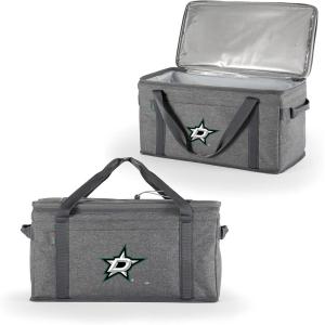 PICNIC TIME NHL Anaheim Ducks 64 Can Collapsible Cooler, Large Insulated Soft Cooler Bag, Portable Beach Cooler with Shoulder Strap(Dallas Stars)