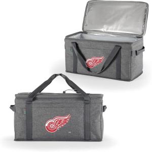 PICNIC TIME NHL Anaheim Ducks 64 Can Collapsible Cooler, Large Insulated Soft Cooler Bag, Portable Beach Cooler with Shoulder Strap(Detroit Red Wings)