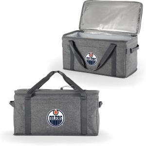 PICNIC TIME NHL Anaheim Ducks 64 Can Collapsible Cooler, Large Insulated Soft Cooler Bag, Portable Beach Cooler with Shoulder Strap(Edmonton Oilers)