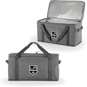 PICNIC TIME NHL Anaheim Ducks 64 Can Collapsible Cooler, Large Insulated Soft Cooler Bag, Portable Beach Cooler with Shoulder Strap(Los Angeles Kings)