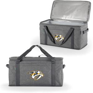 PICNIC TIME NHL Anaheim Ducks 64 Can Collapsible Cooler, Large Insulated Soft Cooler Bag, Portable Beach Cooler with Shoulder Strap(Nashville Predators)