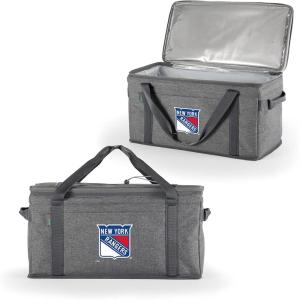 PICNIC TIME NHL Anaheim Ducks 64 Can Collapsible Cooler, Large Insulated Soft Cooler Bag, Portable Beach Cooler with Shoulder Strap(New York Rangers)