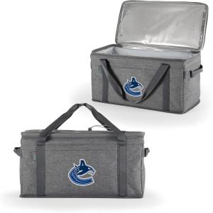 PICNIC TIME NHL Anaheim Ducks 64 Can Collapsible Cooler, Large Insulated Soft Cooler Bag, Portable Beach Cooler with Shoulder Strap(Vancouver Canucks)