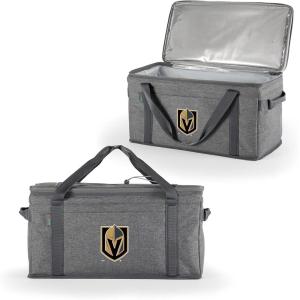 PICNIC TIME NHL Anaheim Ducks 64 Can Collapsible Cooler, Large Insulated Soft Cooler Bag, Portable Beach Cooler with Shoulder Strap(Vegas Golden Knights)