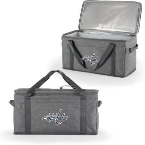 PICNIC TIME NHL Anaheim Ducks 64 Can Collapsible Cooler, Large Insulated Soft Cooler Bag, Portable Beach Cooler with Shoulder Strap(Washington Capitals)