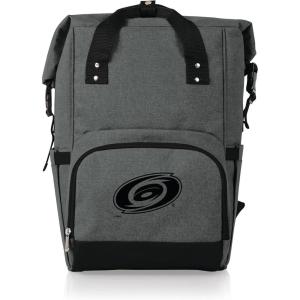 PICNIC TIME NHL Anaheim Ducks OTG Roll-Top Cooler Backpack(Carolina Hurricanes)