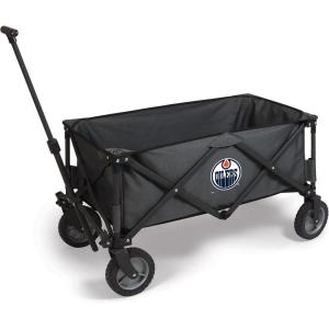 PICNIC TIME NHL Carolina Hurricanes Adventure Wagon Folding Wagon – Wagon Cart – Sport Utility Wagon – Beach Wagon Collapsible