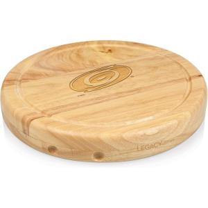 PICNIC TIME NHL Carolina Hurricanes Circo Cheese Board and Knife Set – Charcuterie Board Set – Wood Cutting Board, Parawood