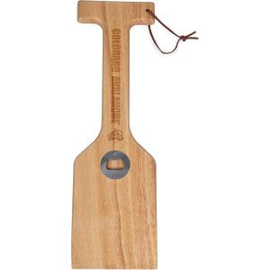 PICNIC TIME NHL Hardwood BBQ Grill Brush Scraper with Bottle Opener, for Multi Types Grill Grates(Colorado Avalanche)