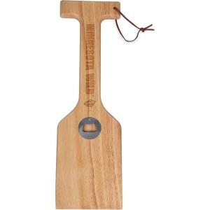 PICNIC TIME NHL Hardwood BBQ Grill Brush Scraper with Bottle Opener, for Multi Types Grill Grates(Minnesota Wild)