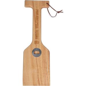 PICNIC TIME NHL Hardwood BBQ Grill Brush Scraper with Bottle Opener, for Multi Types Grill Grates(Philadelphia Flyers)