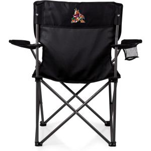 PICNIC TIME NHL PTZ Camp Chair, Picnic Chair, Beach Chair with Carrying Bag, (Black)