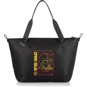 PICNIC TIME Star Wars Darth Vader Tarana Cooler Bag Tote made with Recycled Materials, Soft Cooler Tote Bag, Upcycled Picnic Cooler, (Carbon Black)