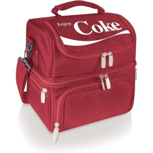 PICNIC TIME Star Wars Mandalorian Grogu Pranzo Lunch Bag, Insulated Lunch Box with Utensil Set, Lunch Cooler Bag, (Black)(Coca-Cola Coke Enjoy Coke – Red)