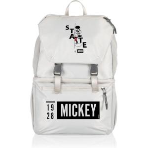 PICNIC TIME Star Wars Tarana Backpack Cooler made with Recycled Material, Soft Cooler Backpack, Upcycled Cooler Bag, (Halo Gray)(Disney Mickey Mouse – Halo Gray)