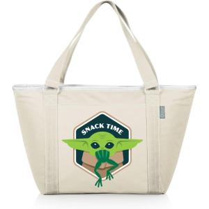 PICNIC TIME Star Wars Tote Cooler Bag, Soft Cooler Bag, Picnic Cooler(Star Wars Mandalorian Grogu Snack Time – Sand)